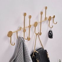 Nordic minimalist doorway Xuanguan Art Round point Decorative Hook Key Clothes Hanging Test Clothes Clothe Cloak Rack Free Of Punch