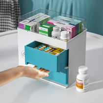 Multi-layer compartment medicine box household large capacity baby cough cough cough small storage first aid medicine box