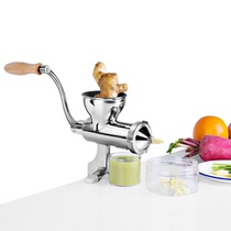 304 Stainless Steel Manual Juicer Wheat Grass Wheat Seedling Ginger Pomegranate Fruit Vegetable Hand Crush Machine