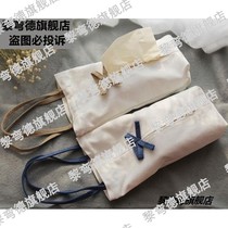 Simple cotton linen tissue box retro simple hanging cloth tissue towel pumping handmade Japanese paper towel hanging bag drawing paper box