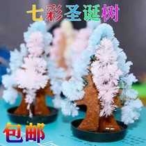 Colorful Christmas tree paper tree paper tree flowering magic tree Christmas tree will grow Christmas tree Magic Magic Tree wishing tree
