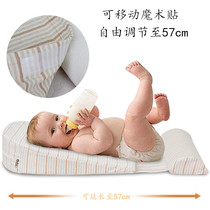 Infant spit milk oblique cushion Newborn baby side sleeping pillow prevention choking milk overflow feeding pillow adjustable