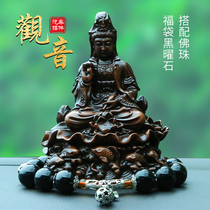 Car perfume ornaments 2021 New Lotus Guanyin car security Buddha high-end mens car accessories women