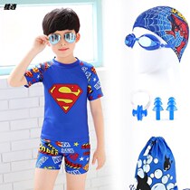 2021 Altman Childrens Swimsuit Boy Siamese Little Boy Zetasero Spider-Man Swimsuit 2021 New