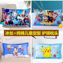 Cartoon Children Ottman Pillow 3-6 Year Old Anti Mite Nursery School Season Universal Pure Cotton Dinosaur Boy Pillowcase Woman