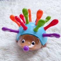Montesse teaching aids baby children put hedgehog early education educational toys finger fine movement training 1-2 3 years old