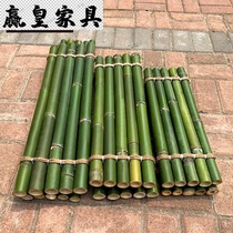 Bamboo art flowing water ornaments bamboo row bamboo mat accessories Bamboo Bamboo pole decoration ornaments wild bamboo row shelf handmade