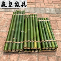 Bamboo art flowing water ornaments bamboo row bamboo mat accessories Bamboo Bamboo pole decoration ornaments wild bamboo row shelf handmade