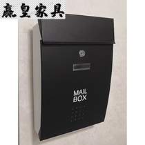 High-grade iron European letter box mailbox opinion box outdoor wall Wall rainproof and waterproof