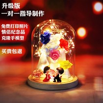  Couple hand mold making 3d hand mold making materials clone powder Couple hand film toy hand printing mud diy hand mold