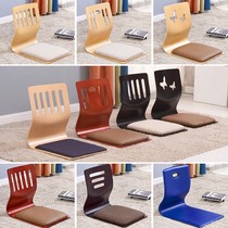 -Folding back chair lazy sofa Japanese Korean chair student dormitory tatami chair floating window computer-