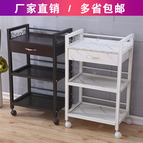 Barber cart beauty salon special high-end beauty tools high-end three-layer removable shelf