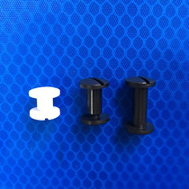 Plastic stationery buckle plastic female rivet buckle female buckle pair screw
