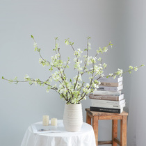 Summer Van Nordic Snowy Willow Simulation Bouquet Drawing Room Table Fake Flower Pendulum Pieces Branches Home Residence Decoration Floral Flower Arrangements