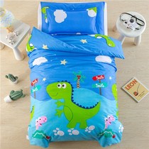 Kindergarten quilt three-piece set containing six-piece cotton children nap bedding baby into the garden cotton bedding