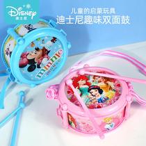 Childrens drums double-sided drumming Princess Minnie hand drums baby clapping drums educational instrument toys