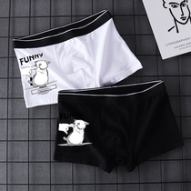 Cotton underwear men cartoon cute personality breathable boys boxer shorts head trend Sao anime men boxer pants