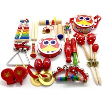 Early childhood education teaching aids Muolf childrens percussion instrument set combination Music hand rattle