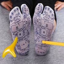 Acupoint massage health socks graphic socks for men and women couples in cotton socks plantar acupoint massage manufacturers