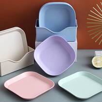 Wheat straw plate minimalist tableware set