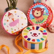 Childrens hand clapping drum toys small drum waist drum snare Baby Baby Baby drum boys and girls 0-3 years old Orff instrument