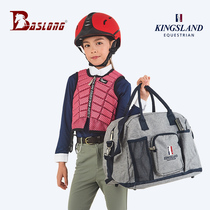  France Kingsland equestrian handbag Equestrian supplies bag Knight bag harness bag Leisure bag can be carried back