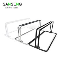  Vertical glass clip screen frame bracket table Desktop station baffle office partition clip installation-free vertical screen