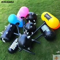 Activity props children Baby Beating inflatable hammer plastic toy Air bat beating Gopher balloon hammer hammer Mace
