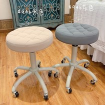 Barber shop beauty salon special round stool hairdressing nail art rotating lifting pulley big stool makeup swivel chair bench