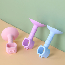 Anti-collision sticker door handle anti-collision artifact door suction non-perforated silicone anti-collision wall sticker door rear anti-collision protection sticker