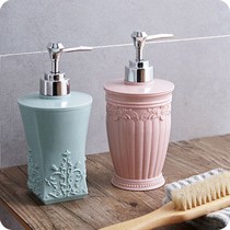 European style hotel hand sanitizer bottle soap dispenser creative shower gel shampoo bottle press type emulsion bottle