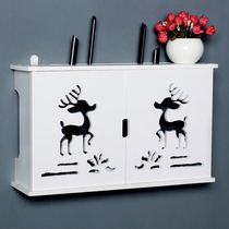 Wall switch socket cover decoration Nordic style solid wood household protective cover wall sticker creative three-dimensional