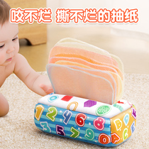 Cloth book early education baby cant tear rotten baby can bite cognition tear book 6 months six children three-dimensional four-sound paper 9