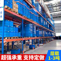 Heavy warehouse shelf Solid shelving to make large storage pallet shelving load bearing 1-3 tons of storeroom shelf