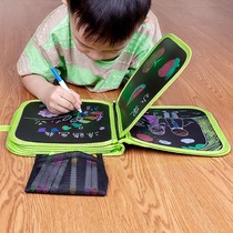 Drawing board children graffiti baby children small blackboard home writing board rewritable water painting book toy artifact