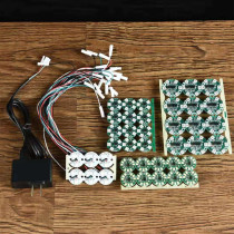 For Buddha led wick lamp plate for Buddha lotus bulb lamp plug transformer set of colorful red yellow white light