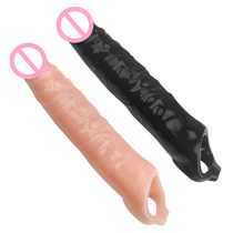 28cm Long Large Size Penis Extender Condoms Reusable Penis
