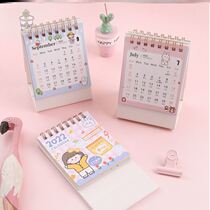 2022 mini calendar ins cute girl cartoon creative students postgraduate calendar calendar desktop small ornaments