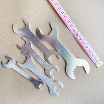 Open-end wrench wrench manual dual-purpose iron hardware tools open torque simple disposable stamping wrench