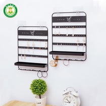 Nordic wall storage rack jewelry rack earrings jewelry stud necklace shelf home large capacity display rack