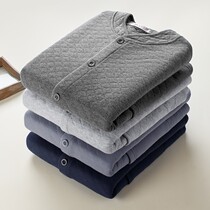 From three-layer thermal underwear nan tao zhuang middle-aged and elderly L cotton thickened up Qiuqiu Qiu warm pants winter