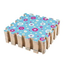 Mingde pastoral style foam childrens puzzle mat baby bedroom splicing living room floor mat non-slip climbing mat