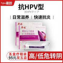 500000 recombinant human interferon 2ab embolic agent hpv18 52 virus level risk negative drug effervescent gel a2d