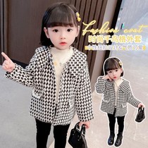 Girls autumn and Korean version 202200 hitch a ride in the ocean with a small scent of gig a new coat of spring and a great coat of clothing