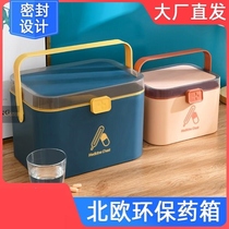 Small medicine box portable dormitory portable small home collection box mini send male girlfriend student Cute Emergency