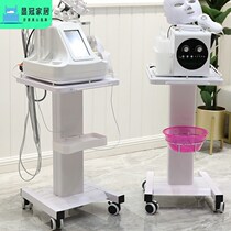 Beauty salon small bubble instrument cart shelf skin management high-grade guardrail instrument rack mobile beauty cart