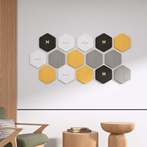 Living Room Wall Decoration Felt Plate Free to punch TV Background Room Bedroom arrangement headboard sticker Ugly Wall Sticker