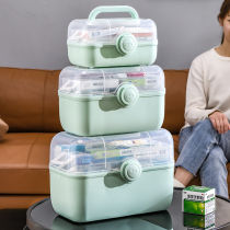 Household medicine box large capacity Medical First Aid Kit Medical multi-layer medicine emergency storage box portable home medicine box