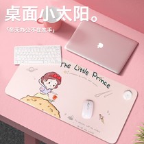 Rainbow snail computer warm hand desktop heating pad warm table pad heating mouse pad oversized office students writing