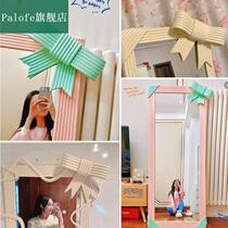 Mirror full body mirror diy decorative material border in wind network red self-adhesive modification edge mirror decoration